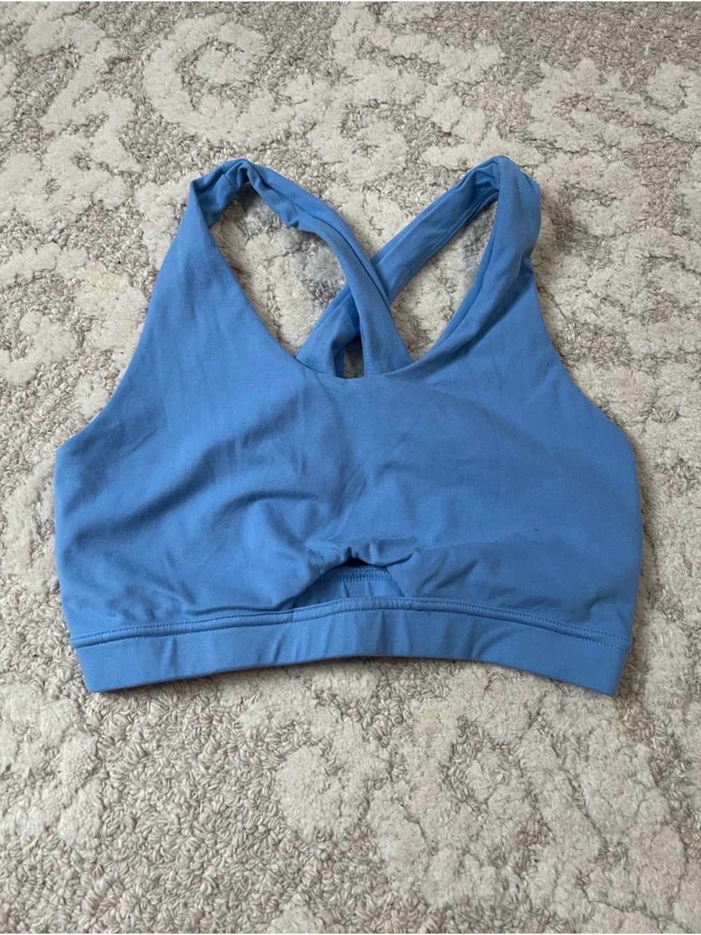 Gymshark Light Blue Crossback Sports Bra